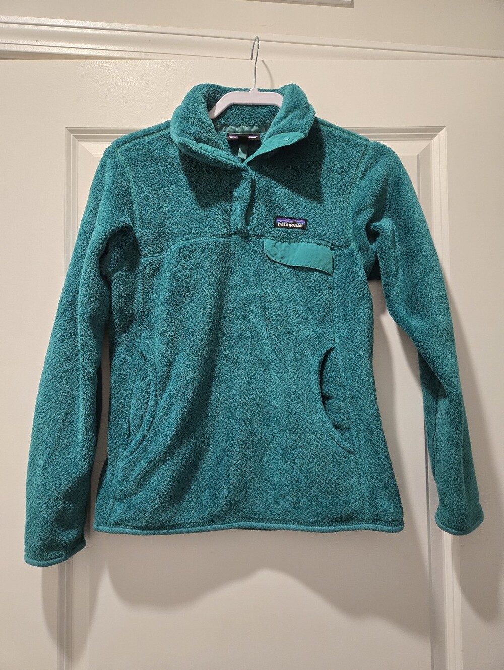 Patagonia Re-Tool Snap-T Fleece Pullover Turquoise - Size S
